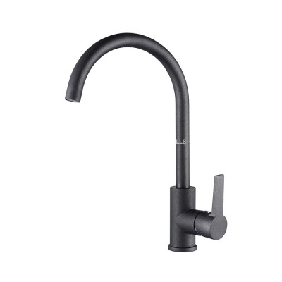 360 Degree Swivel Hot and Cold Black Kitchen Sink Faucet